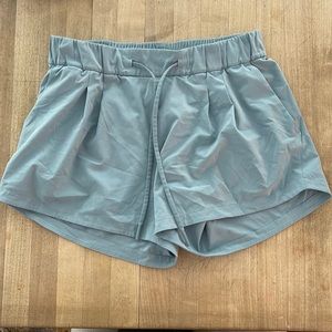 Lululemon athletic shorts- dusty blue